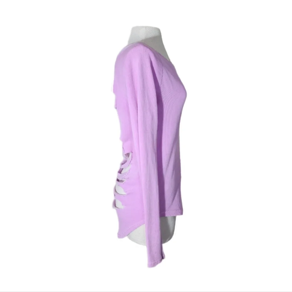 Ocean Drive Summertime Pullover Lavender Size S - Picture 5 of 11